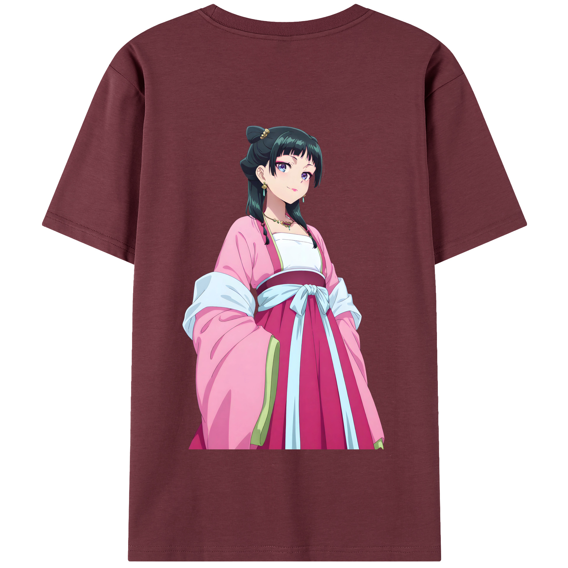 （画像用） 薬屋のひとりごと The Apothecary Diaries 綿100％半袖Tシャツ（背面プリント）